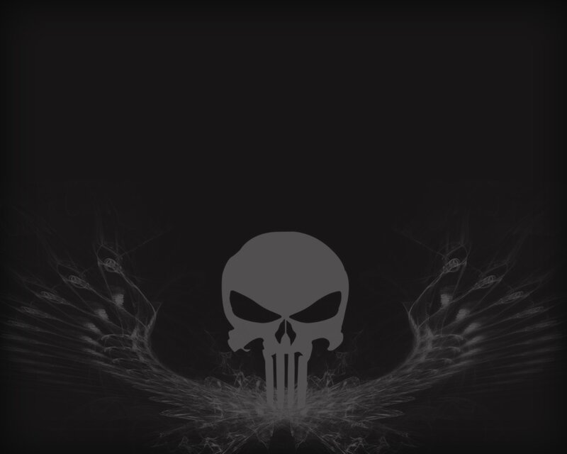 Punisher skull with wings