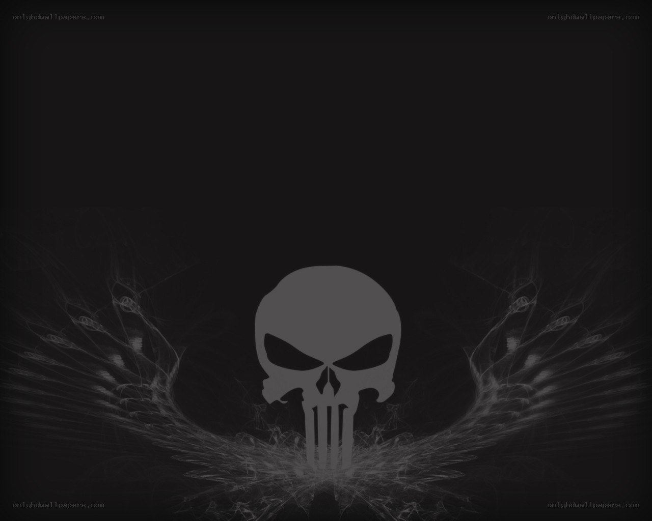 Punisher skull with wings