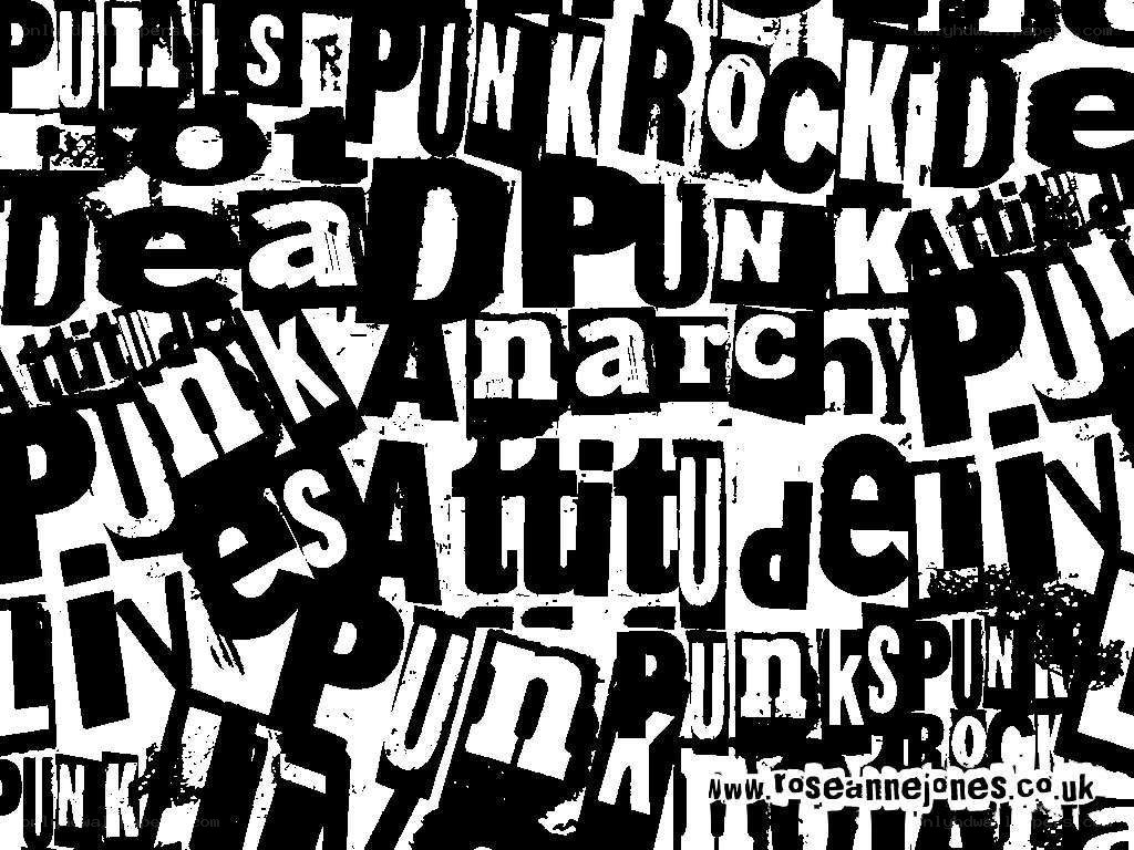 punk rock collage art