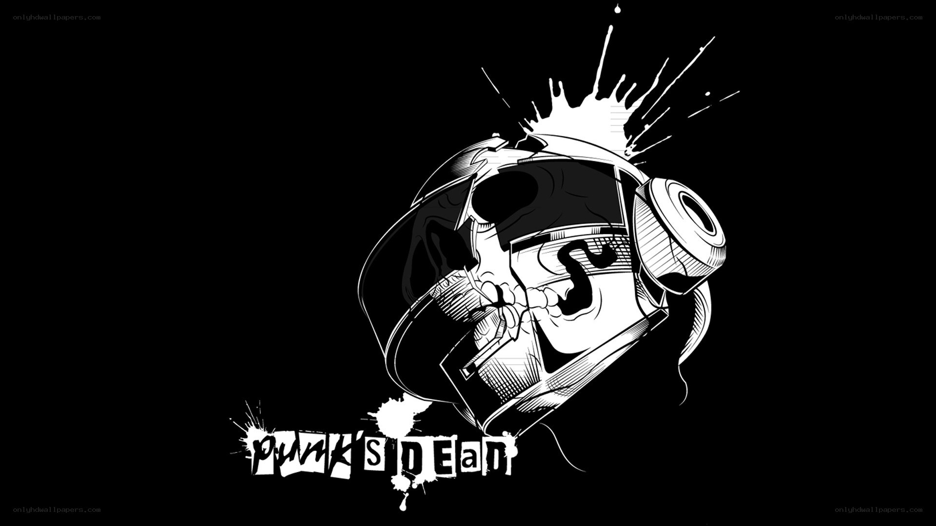 Punk's Dead logo art