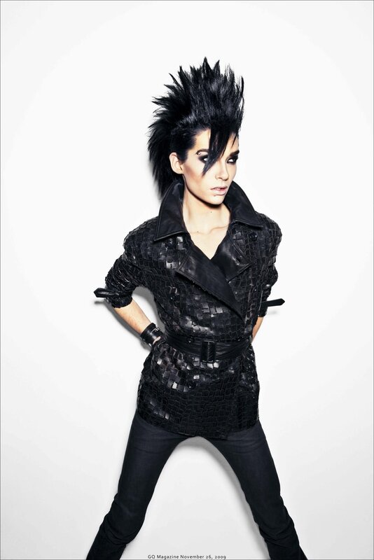 punk-style fashion portrait