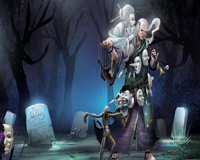 Puppet Master in Graveyard