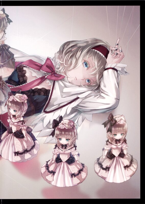 puppet master with dolls