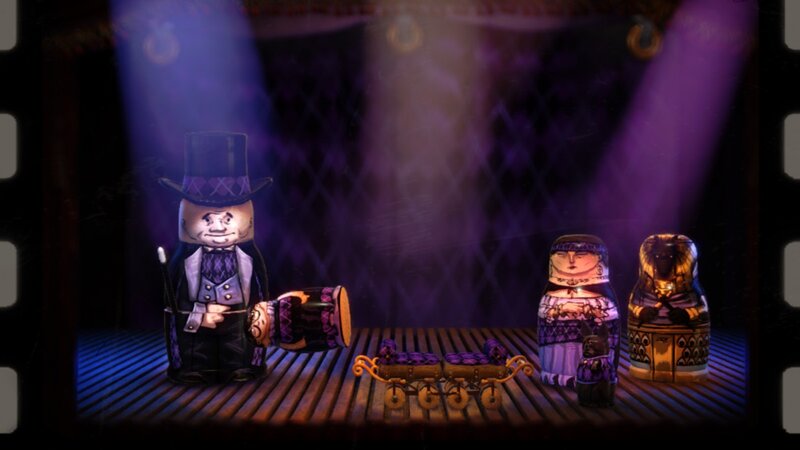 Puppet show on stage
