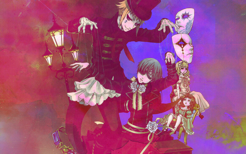 Puppeteer with Marionettes — Purple