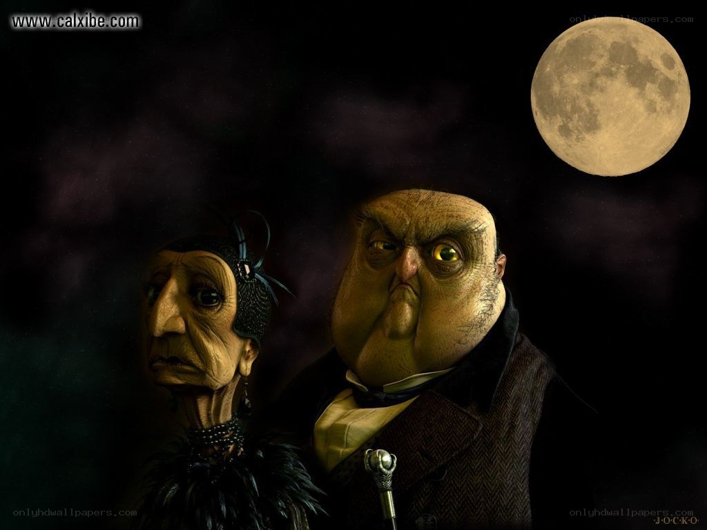 Puppets under the full moon