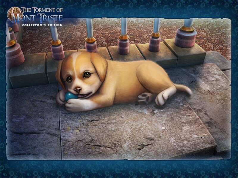 Puppy Holding Blue Ball
