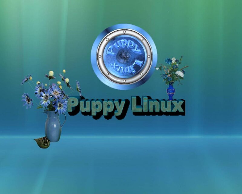 Puppy Linux Logo — Blue, Calm