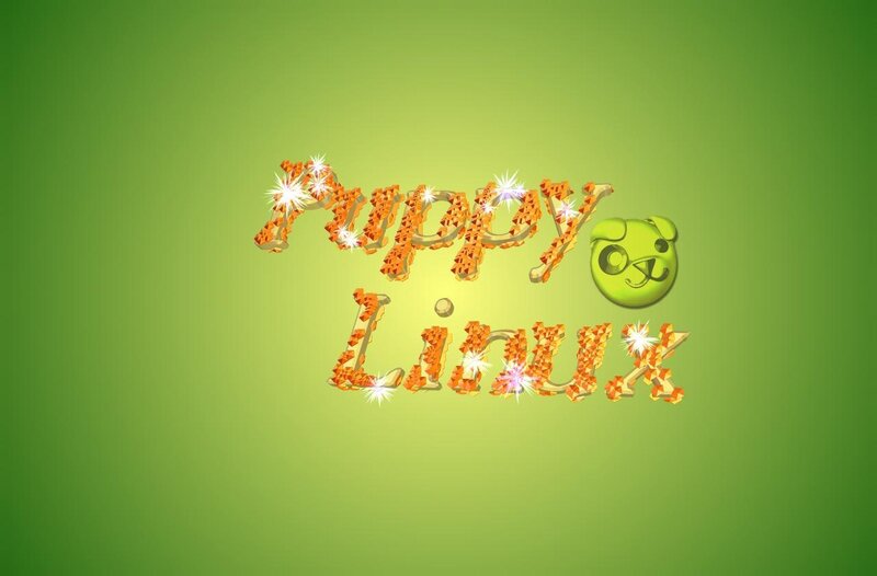 Puppy Linux Logo — Green, Playful