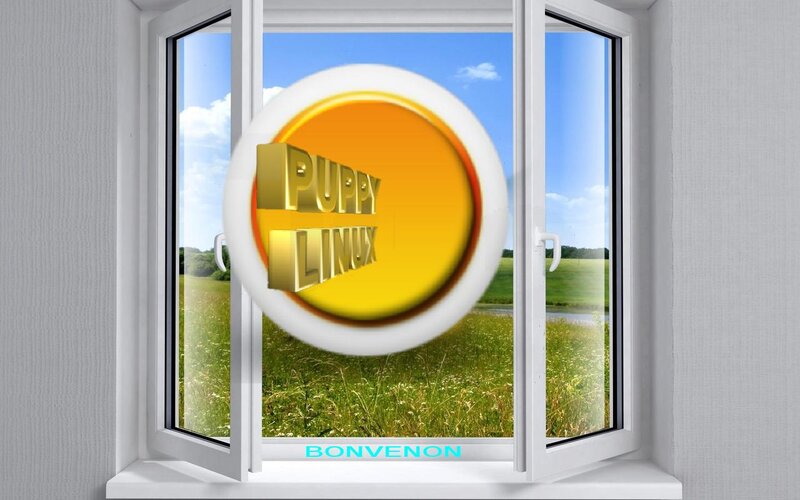 Puppy Linux Logo — White