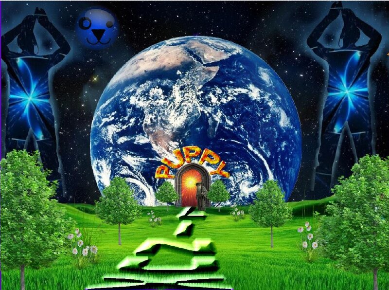 Puppy on Earth