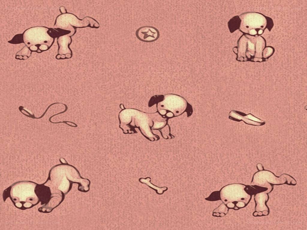 puppy pattern with toys