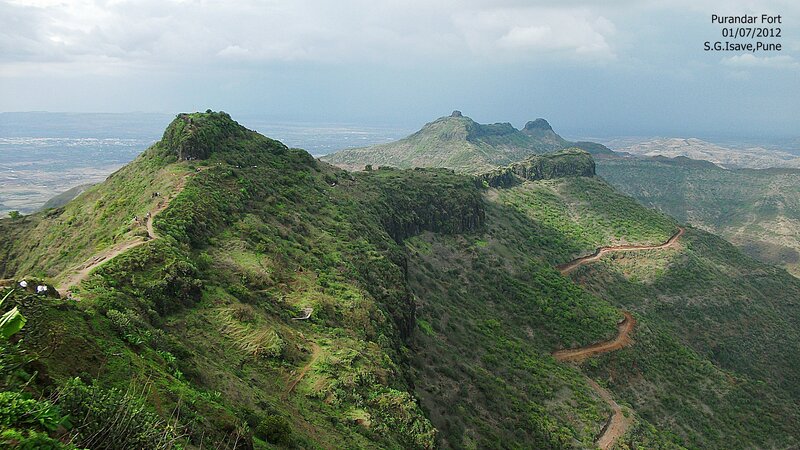Purandar Fort Hills