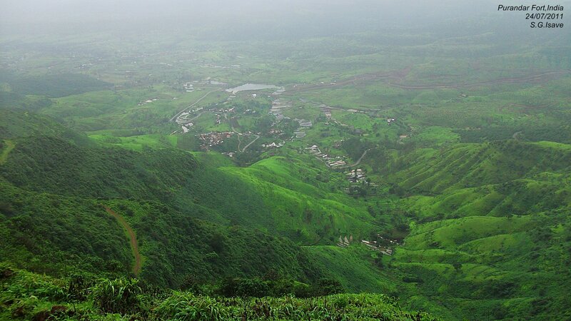 Purandar Fort Landscape
