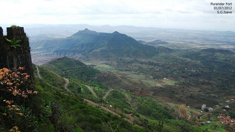 Purandar Fort View — Green