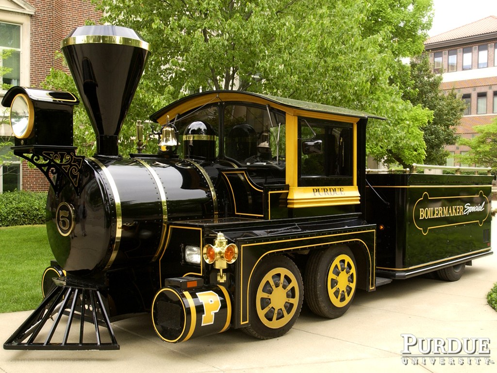 Purdue University train