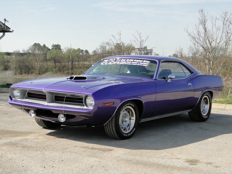Purple 1970 Plymouth Cuda