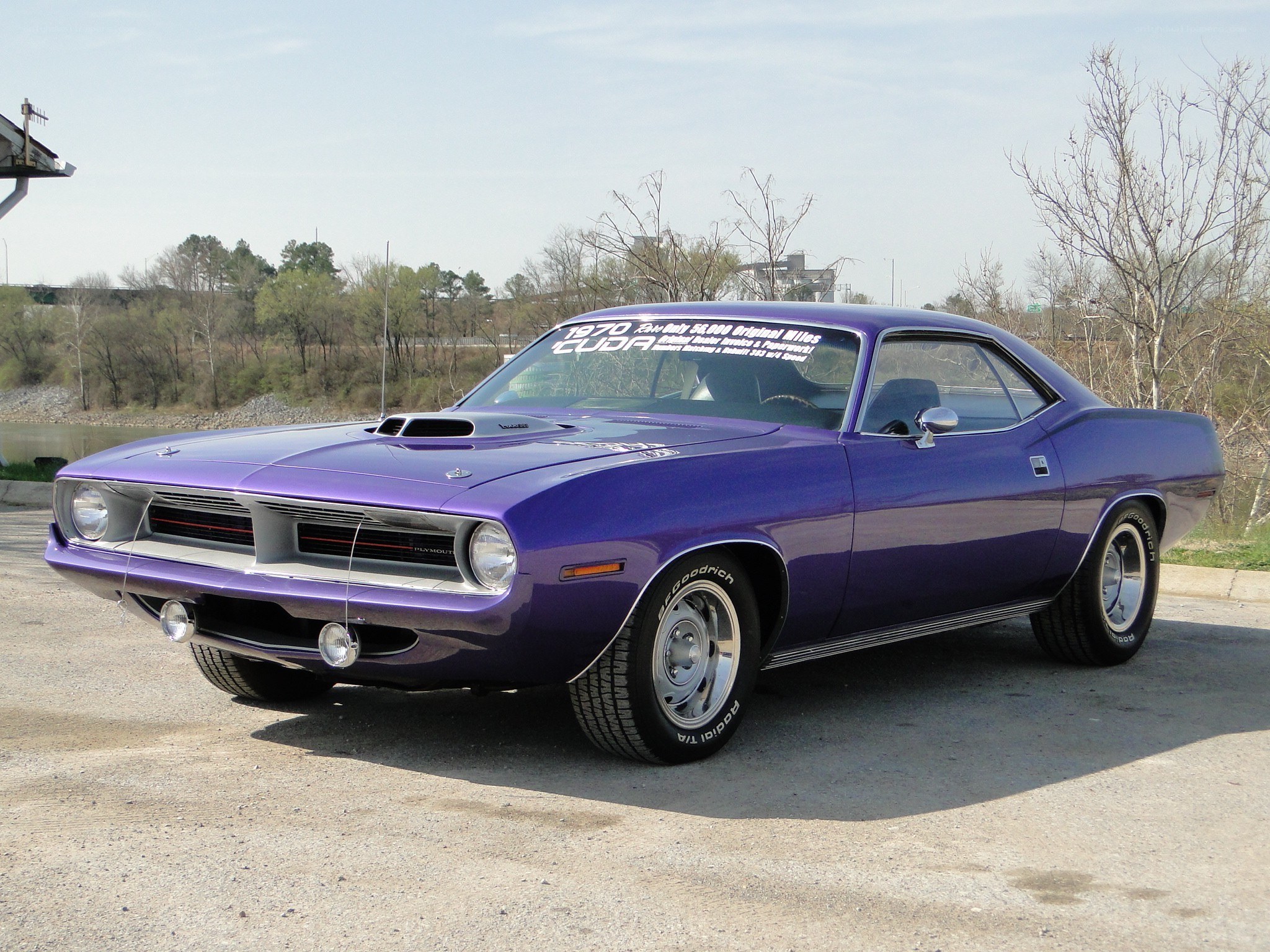 Purple 1970 Plymouth Cuda