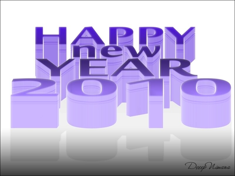 Purple 3d Text