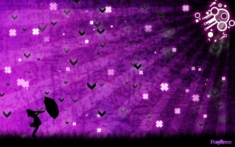 purple abstract background with silhouette