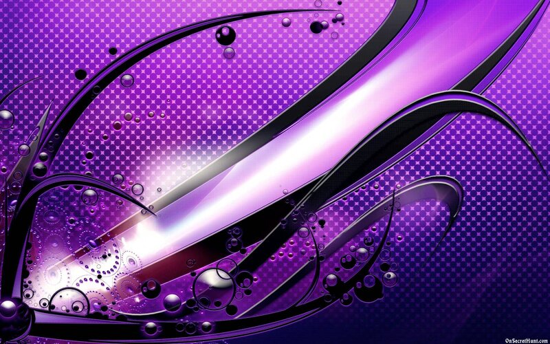 Purple Abstract Design — Dynamic, Digital Art