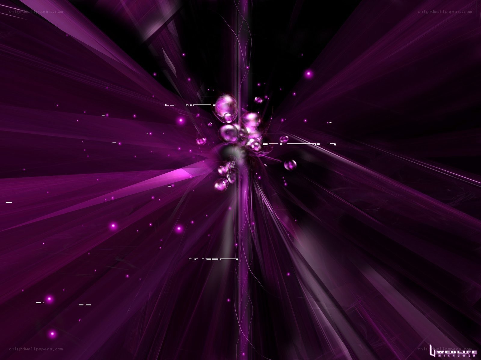 purple abstract digital art