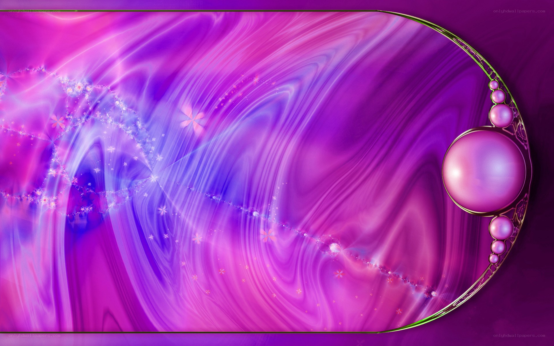 purple abstract digital art