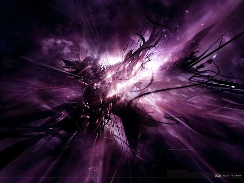 purple abstract explosion