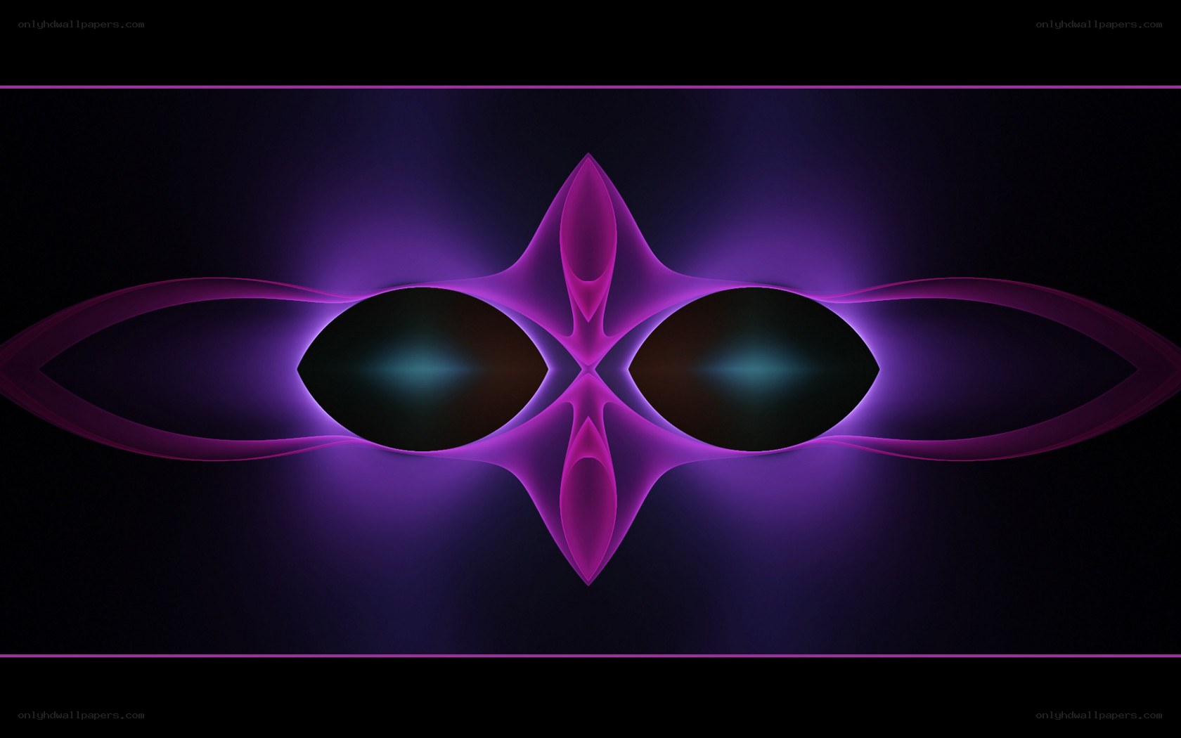 purple abstract eyes design