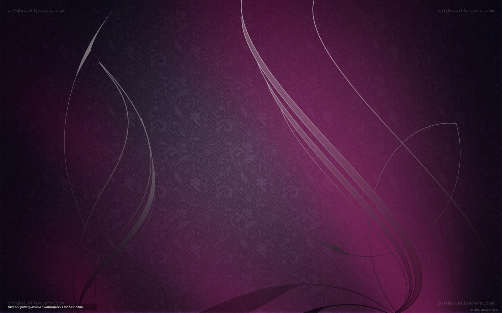 purple abstract floral wallpaper