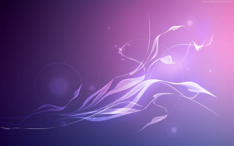 Purple abstract flowing design