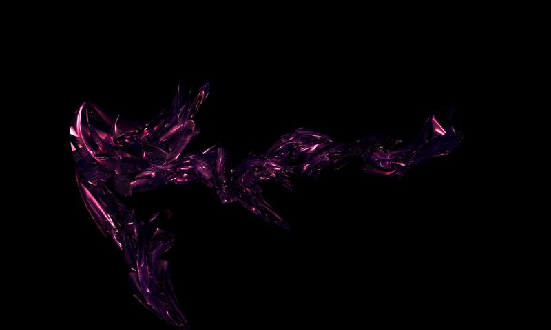 purple abstract fluid form
