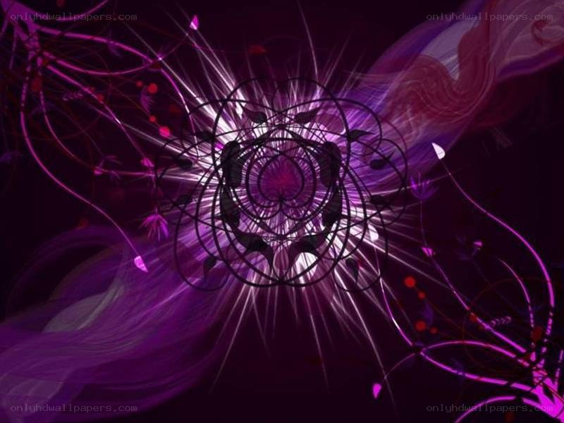 purple abstract fractal design