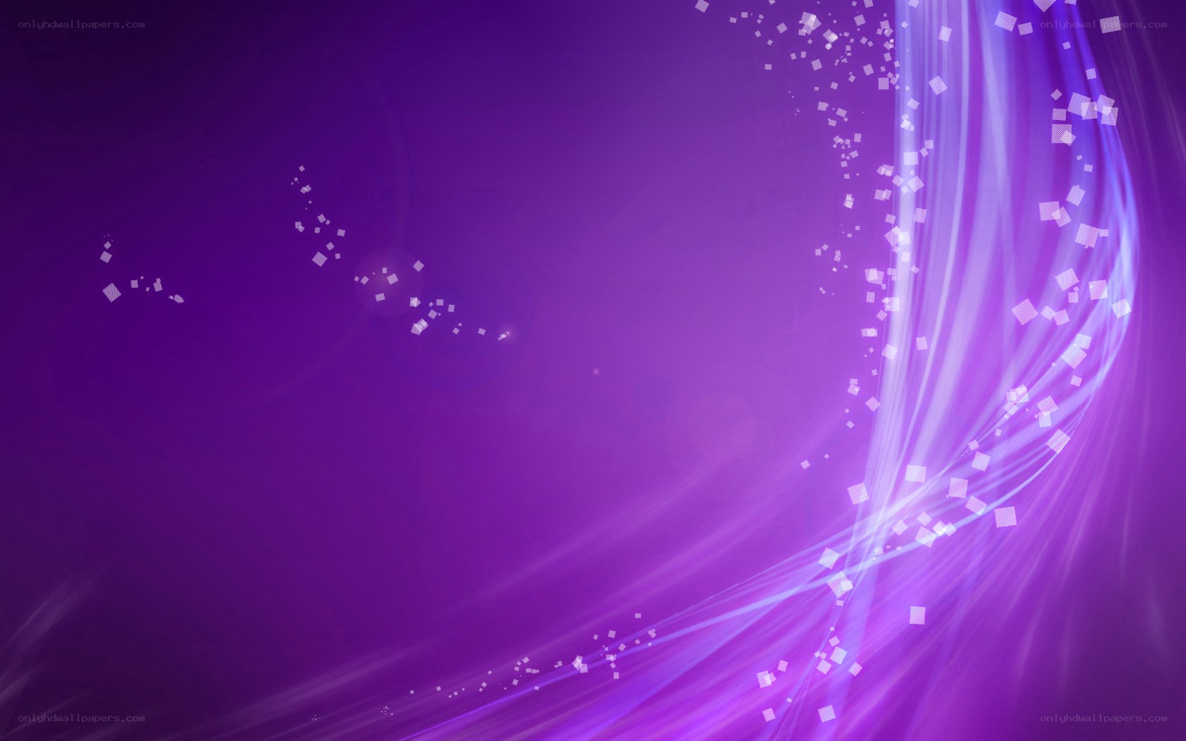 purple abstract light waves