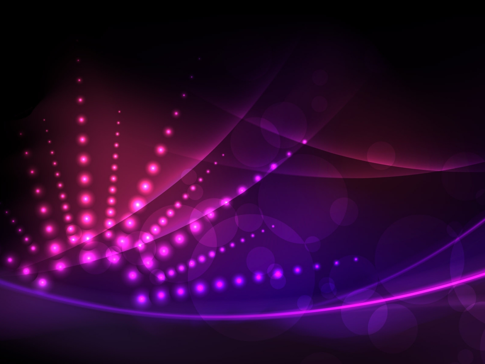 purple abstract light waves
