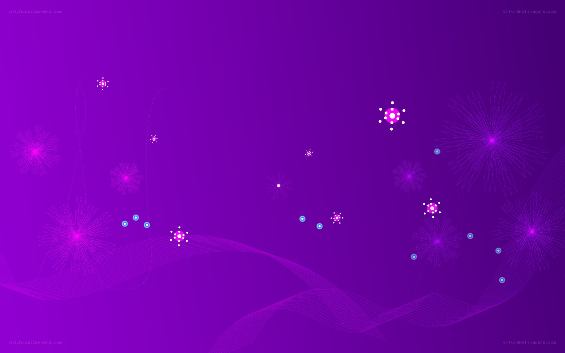 purple abstract particle background
