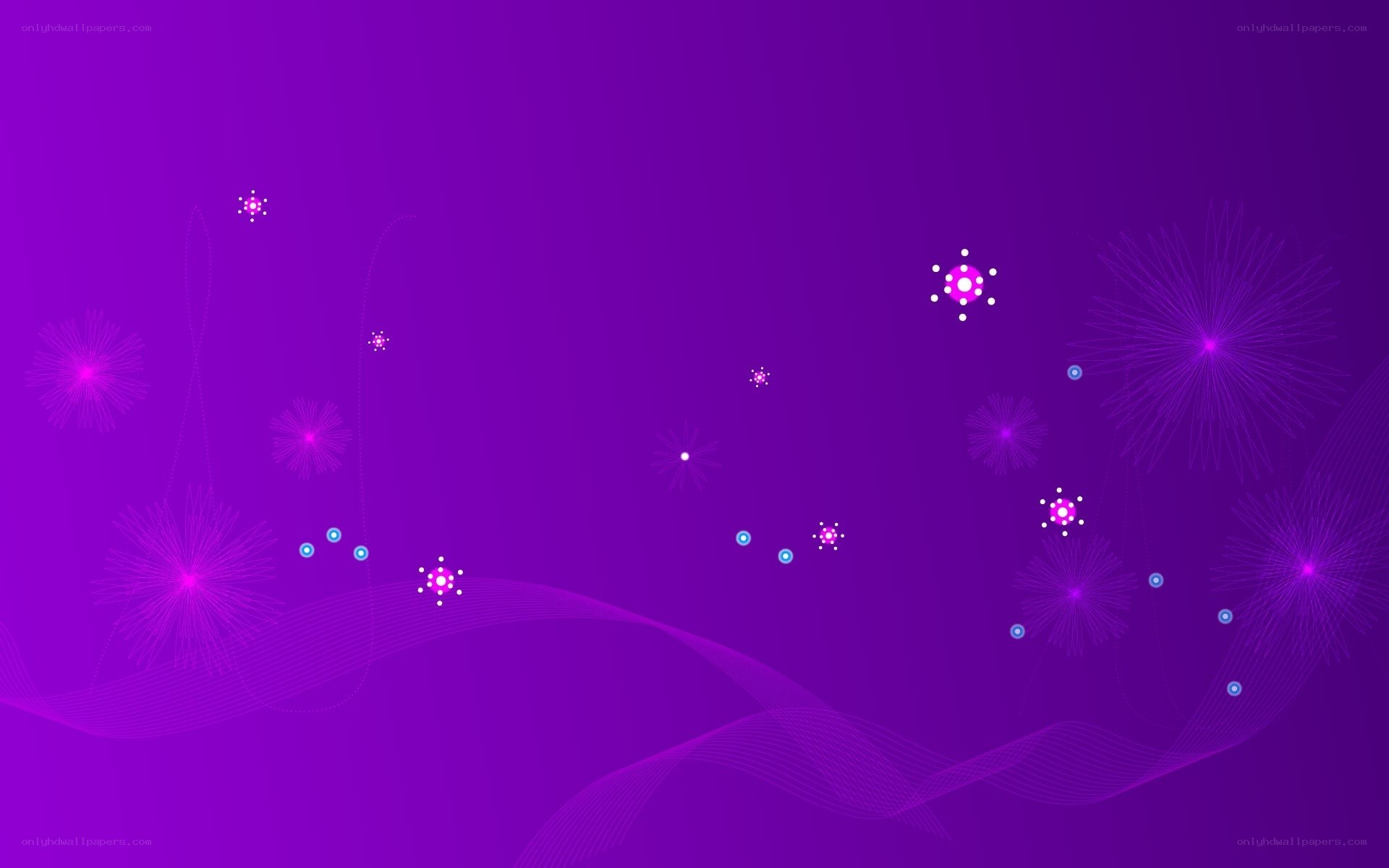 purple abstract particle background