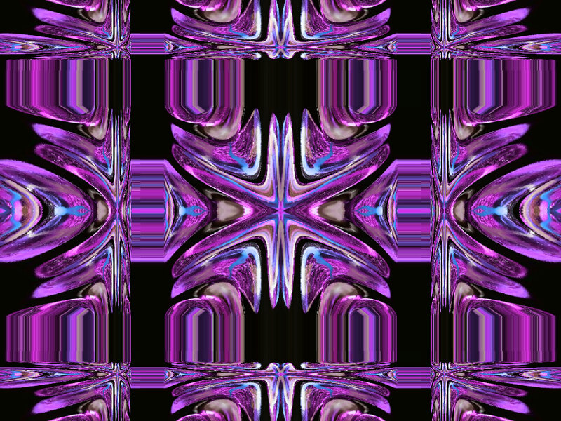 Purple Abstract Pattern — Hypnotic, Symmetry