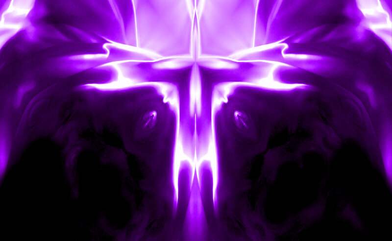 Purple Abstract Pattern — Mystical
