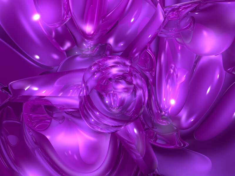 Purple Abstract Shapes
