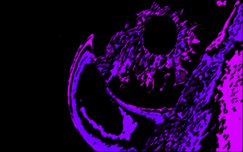 purple abstract skull design