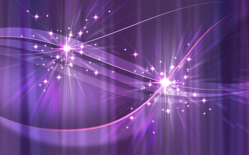 purple abstract sparkles