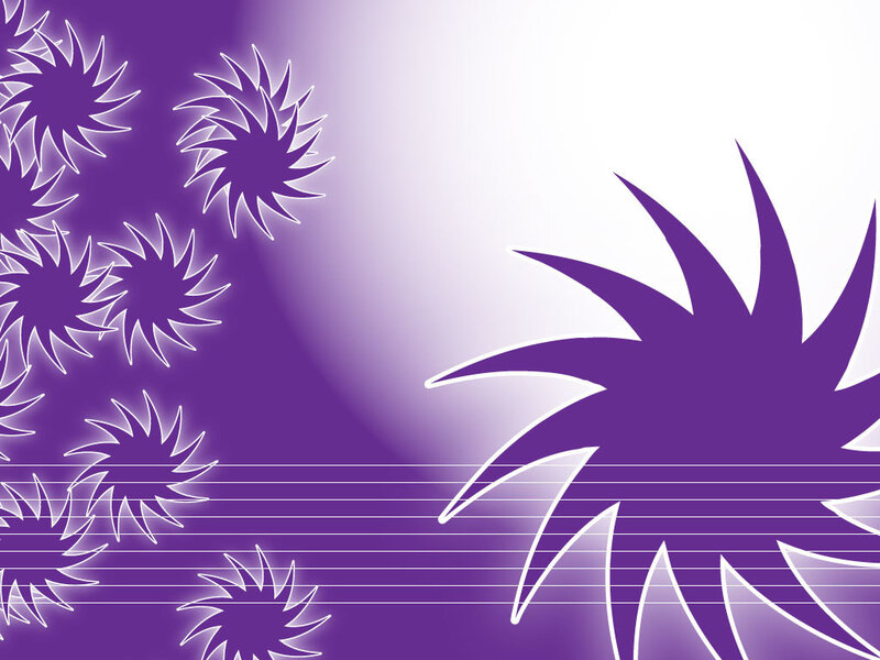 purple abstract starburst design