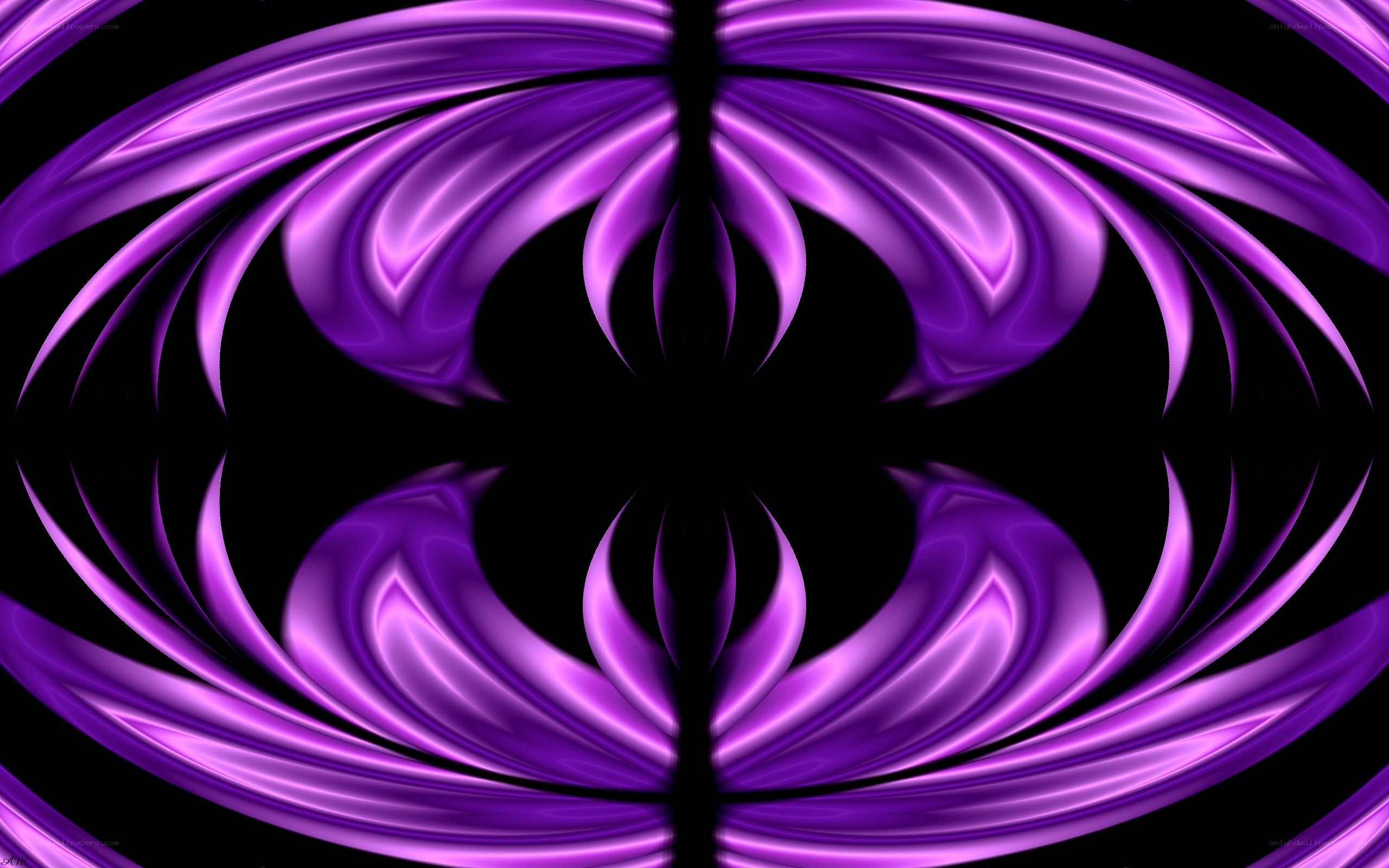 Purple abstract swirl pattern