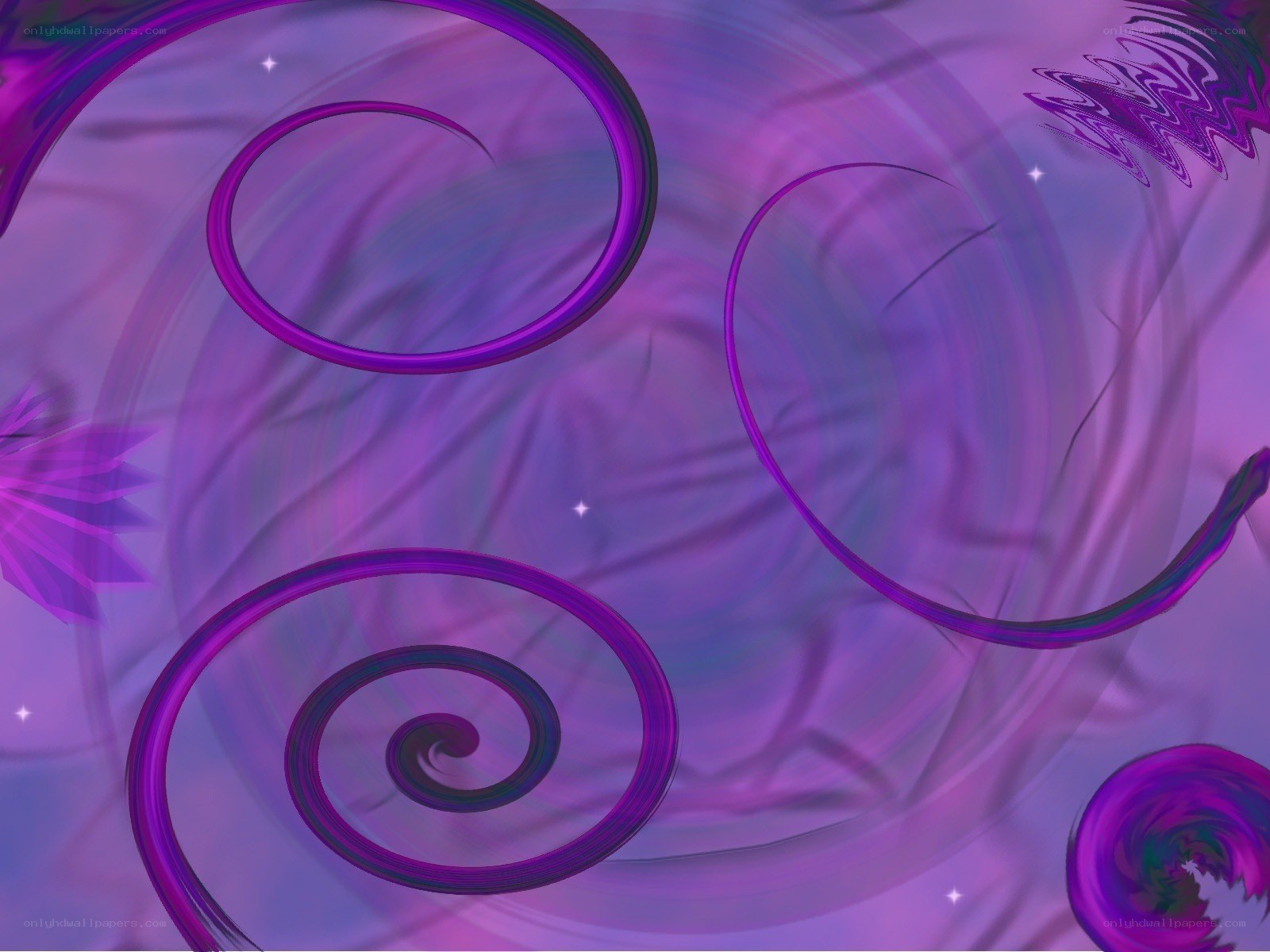purple abstract swirls
