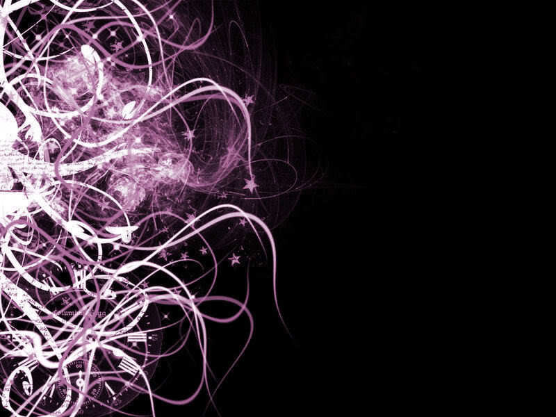 purple abstract swirls and stars