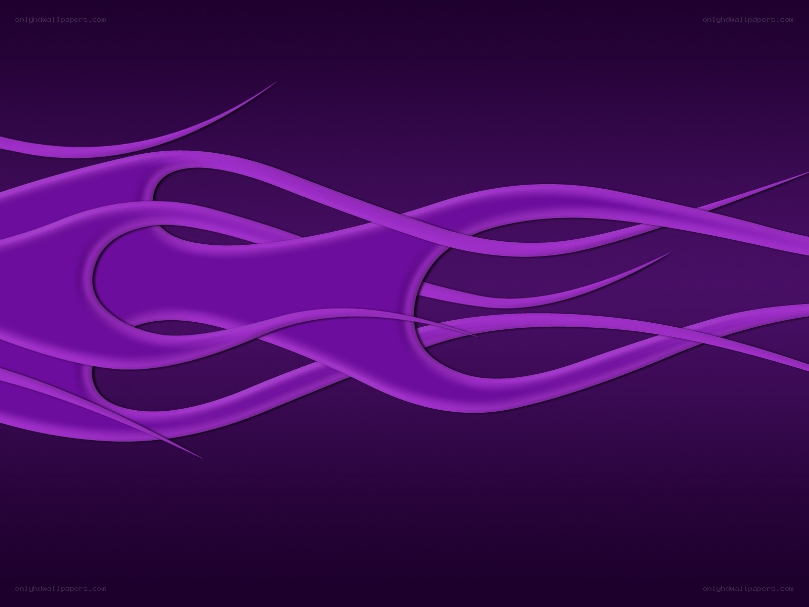 Purple abstract wave design
