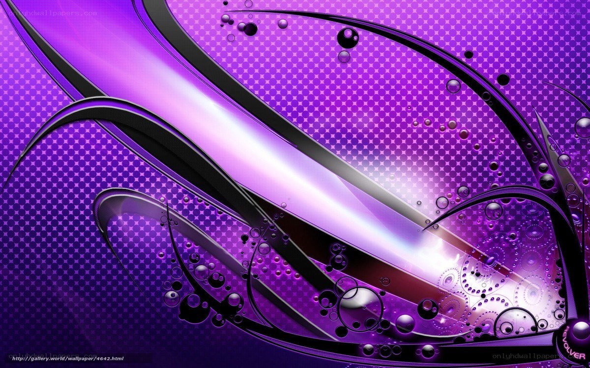 purple abstract wave design