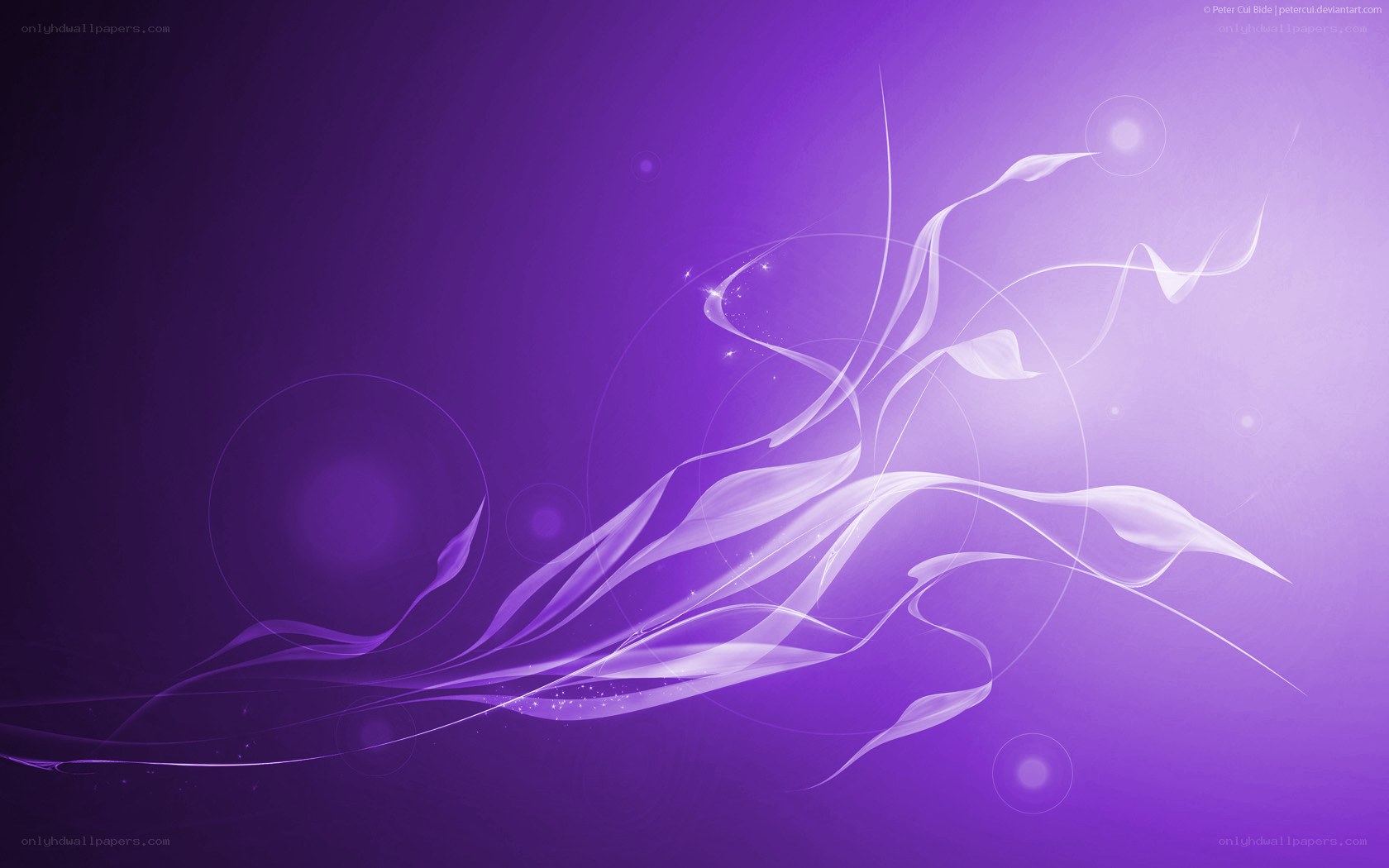 Purple abstract wave design