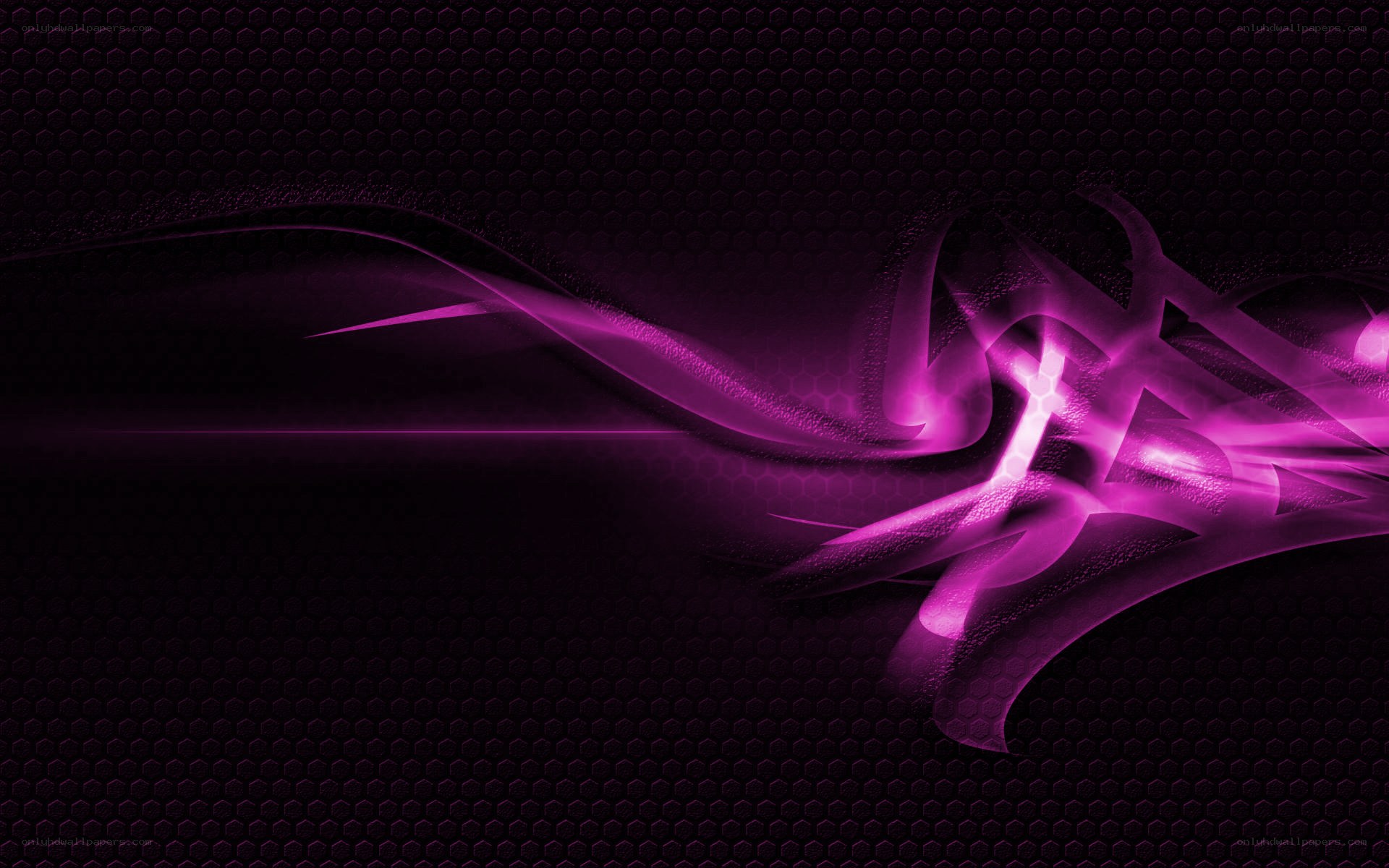 purple abstract wave design
